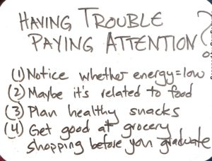 Gretchen Wegner | Breakfast | Paying Attention | Low Energy | The Anti-Boring Approach to Powerful Studying | snacks | Student 