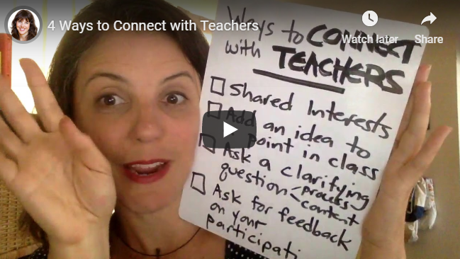 4 Ways to Connect with Teachers