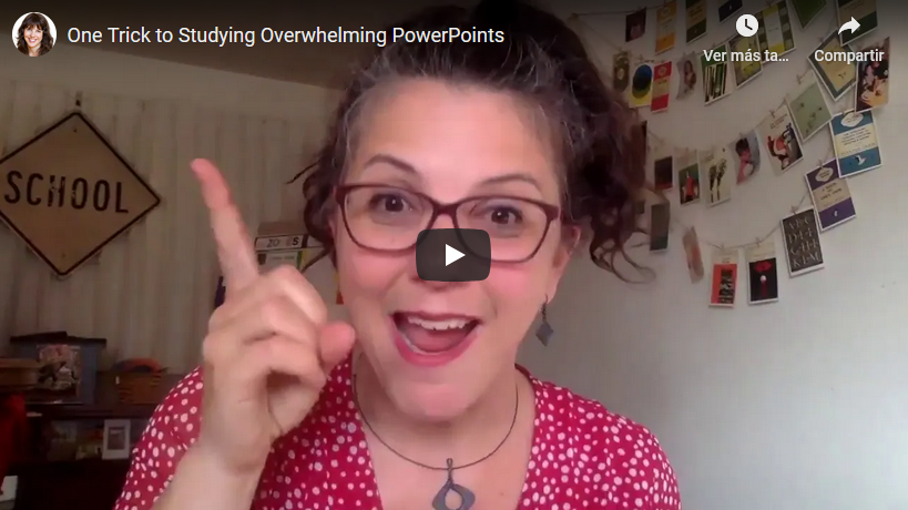 One Trick to Studying Overwhelming PowerPoints